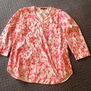 Pink Patterned Vacation Top